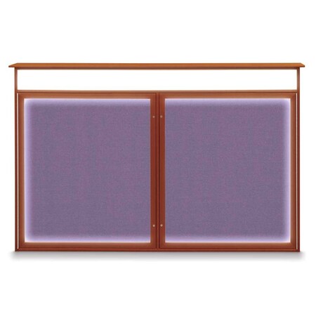 United Visual Products Open Faced Traditional Rounded Corkboard UV647ARC-GOLD-ULTMAR